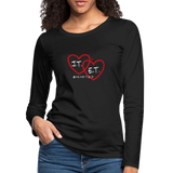 J.T. and E.T. Love Women's Premium Long Sleeve T-Shirt - black