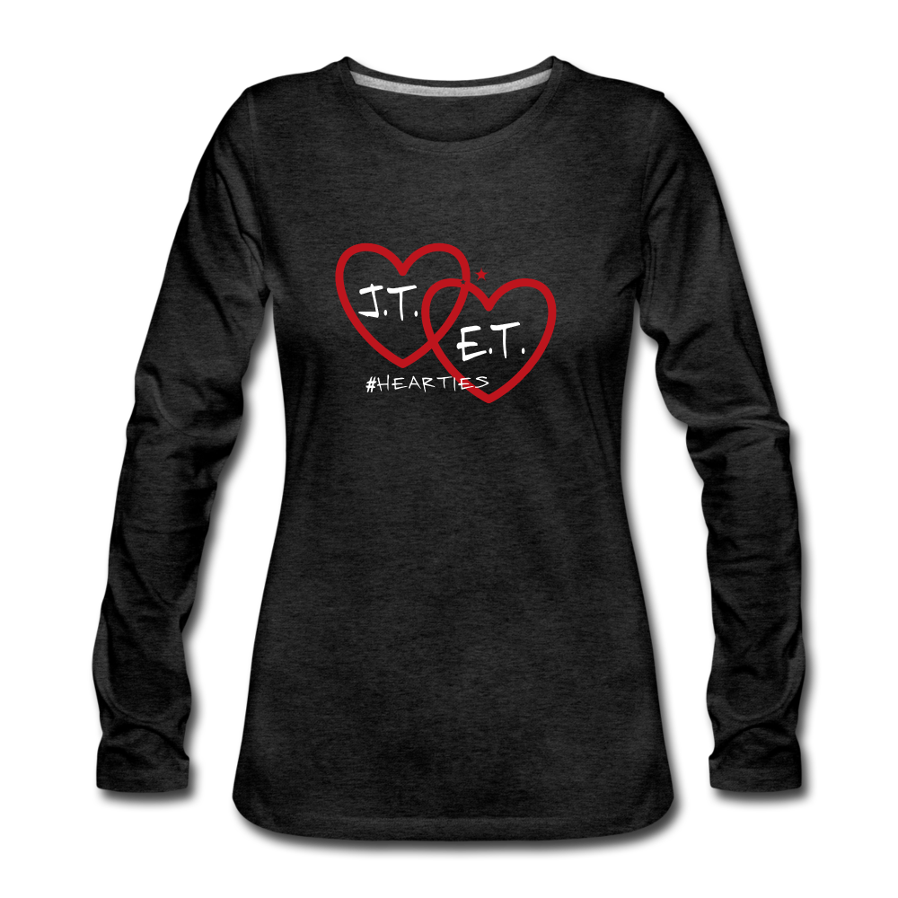 J.T. and E.T. Love Women's Premium Long Sleeve T-Shirt - charcoal grey