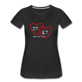 J.T. and E.T. Love Women’s Premium T-Shirt - black