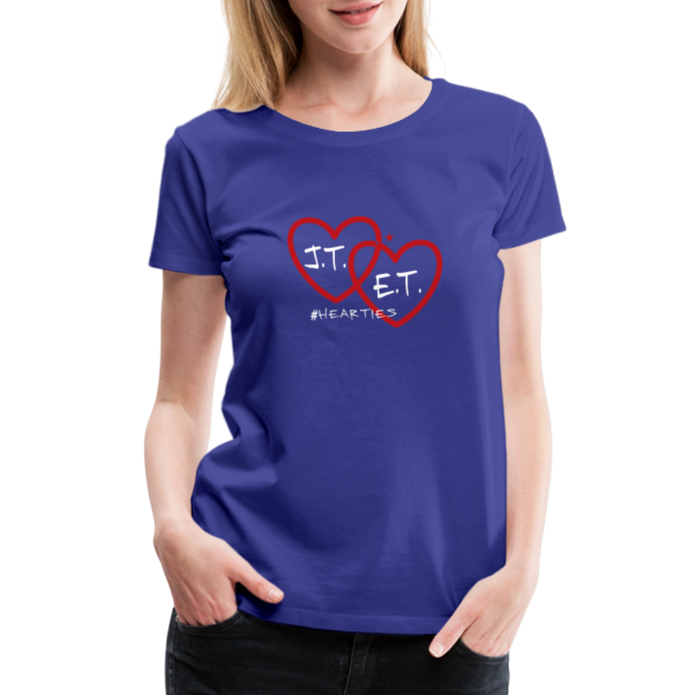J.T. and E.T. Love Women’s Premium T-Shirt - royal blue