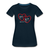 J.T. and E.T. Love Women’s Premium T-Shirt - deep navy