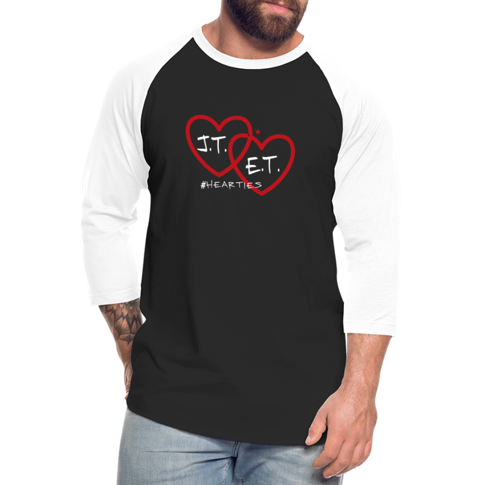 J.T. and E.T. Love Baseball T-Shirt - black/white