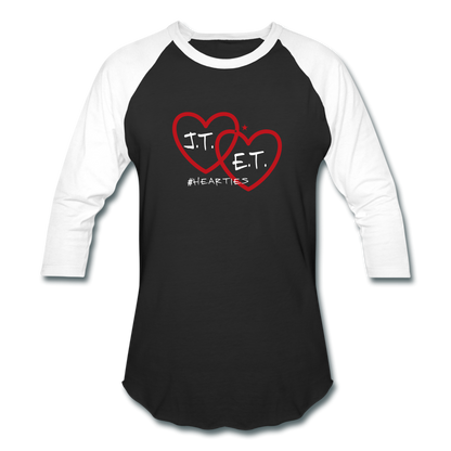 J.T. and E.T. Love Baseball T-Shirt - black/white