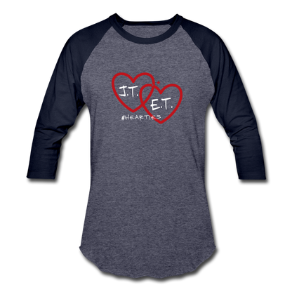 J.T. and E.T. Love Baseball T-Shirt - heather blue/navy