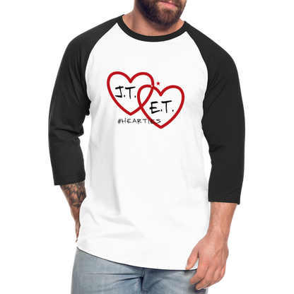 J.T. and E.T. Love B Baseball T-Shirt - white/black