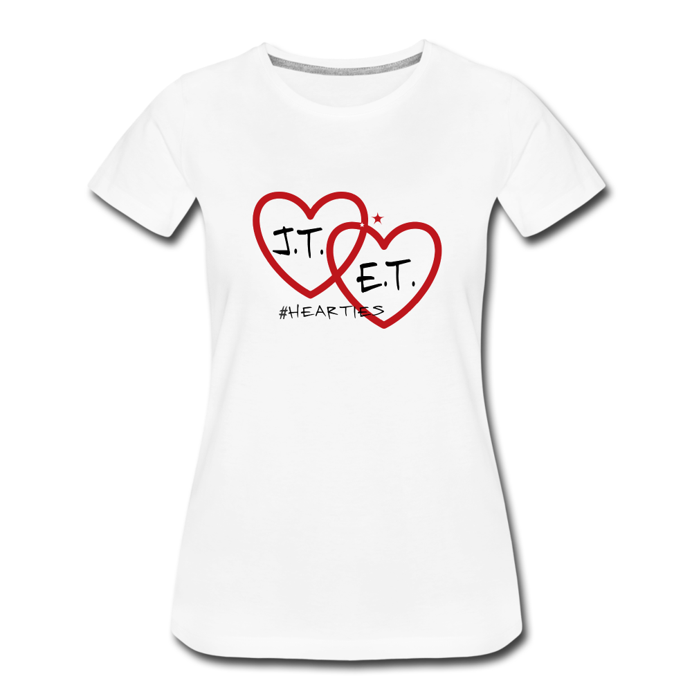 J.T. and E.T. Love B Women’s Premium T-Shirt - white