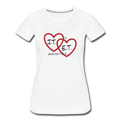 J.T. and E.T. Love B Women’s Premium T-Shirt - white