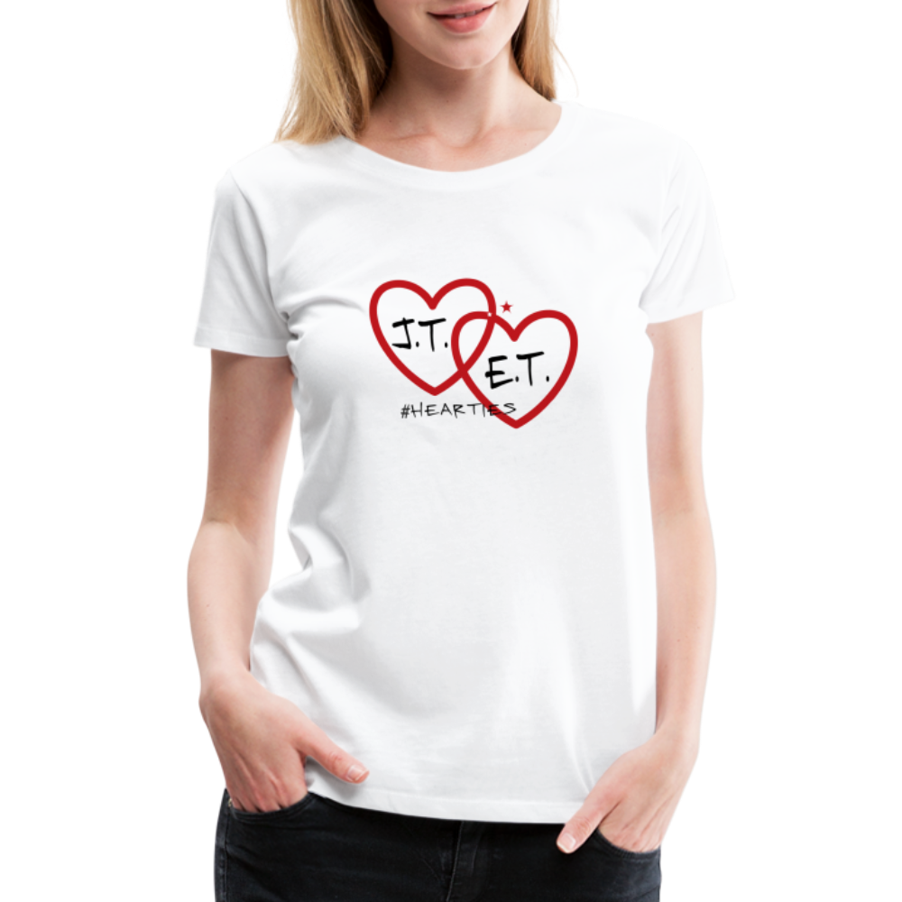 J.T. and E.T. Love B Women’s Premium T-Shirt - white