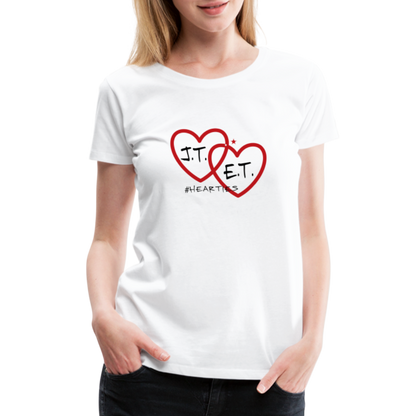 J.T. and E.T. Love B Women’s Premium T-Shirt - white