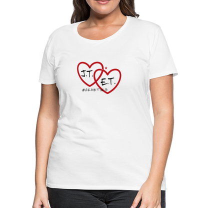 J.T. and E.T. Love B Women’s Premium T-Shirt - white