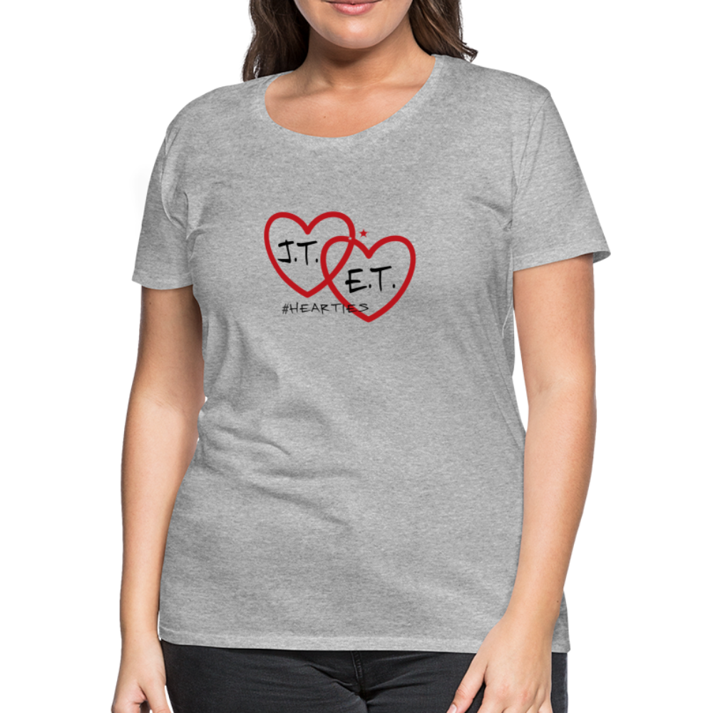 J.T. and E.T. Love B Women’s Premium T-Shirt - heather gray