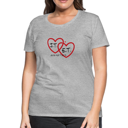 J.T. and E.T. Love B Women’s Premium T-Shirt - heather gray