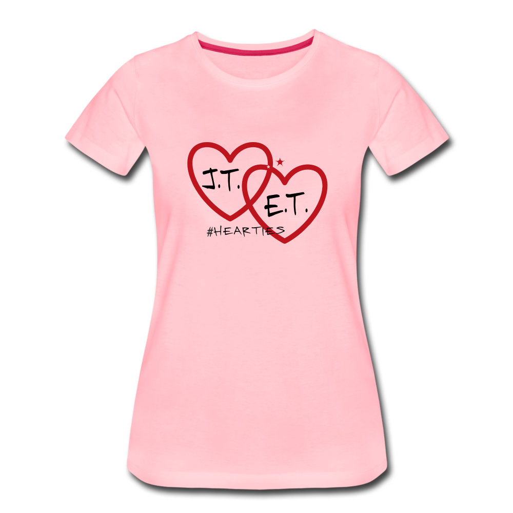 J.T. and E.T. Love B Women’s Premium T-Shirt - pink