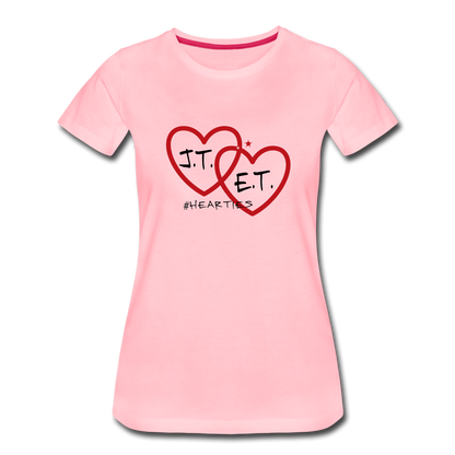 J.T. and E.T. Love B Women’s Premium T-Shirt - pink