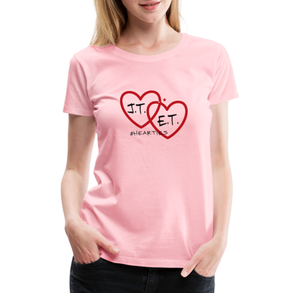 J.T. and E.T. Love B Women’s Premium T-Shirt - pink