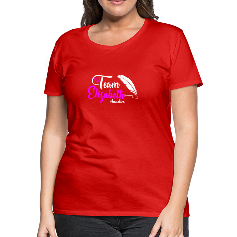 Team Elizabeth W Women’s Premium T-Shirt - red