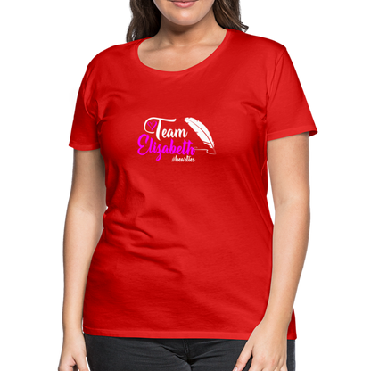 Team Elizabeth W Women’s Premium T-Shirt - red