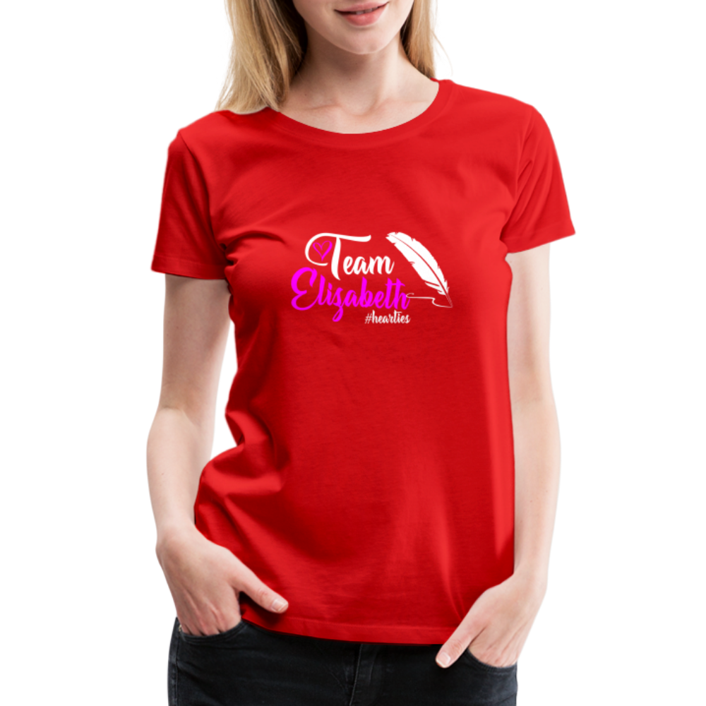 Team Elizabeth W Women’s Premium T-Shirt - red