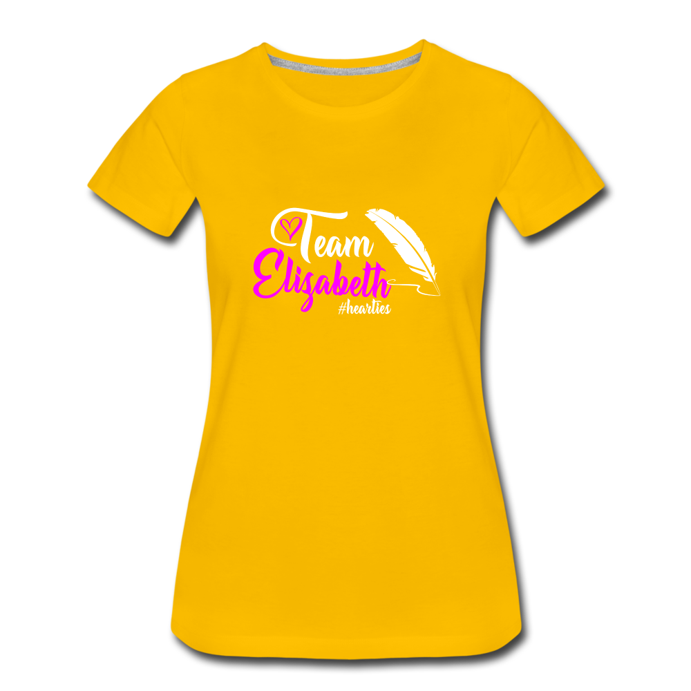 Team Elizabeth W Women’s Premium T-Shirt - sun yellow