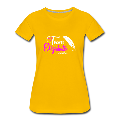 Team Elizabeth W Women’s Premium T-Shirt - sun yellow