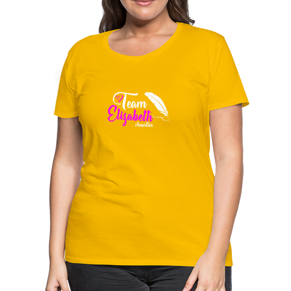 Team Elizabeth W Women’s Premium T-Shirt - sun yellow