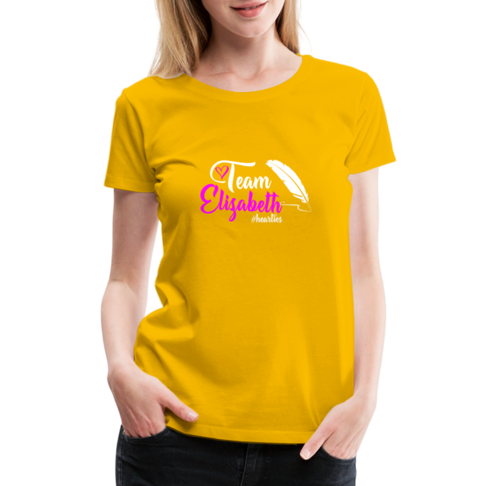 Team Elizabeth W Women’s Premium T-Shirt - sun yellow