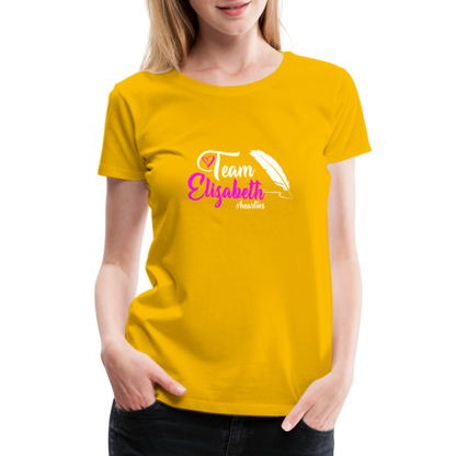 Team Elizabeth W Women’s Premium T-Shirt - sun yellow