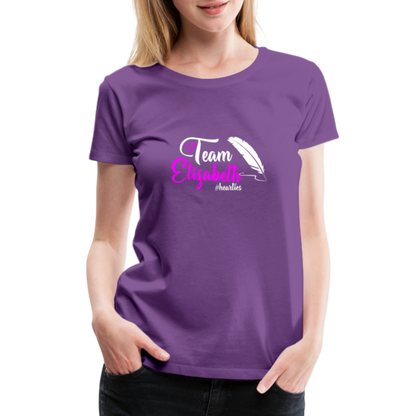 Team Elizabeth W Women’s Premium T-Shirt - purple