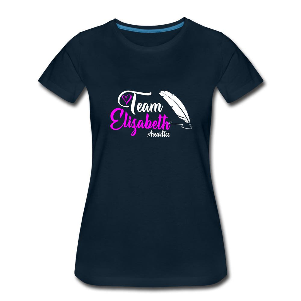 Team Elizabeth W Women’s Premium T-Shirt - deep navy