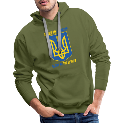 UMC 5 Men’s Premium Hoodie - olive green