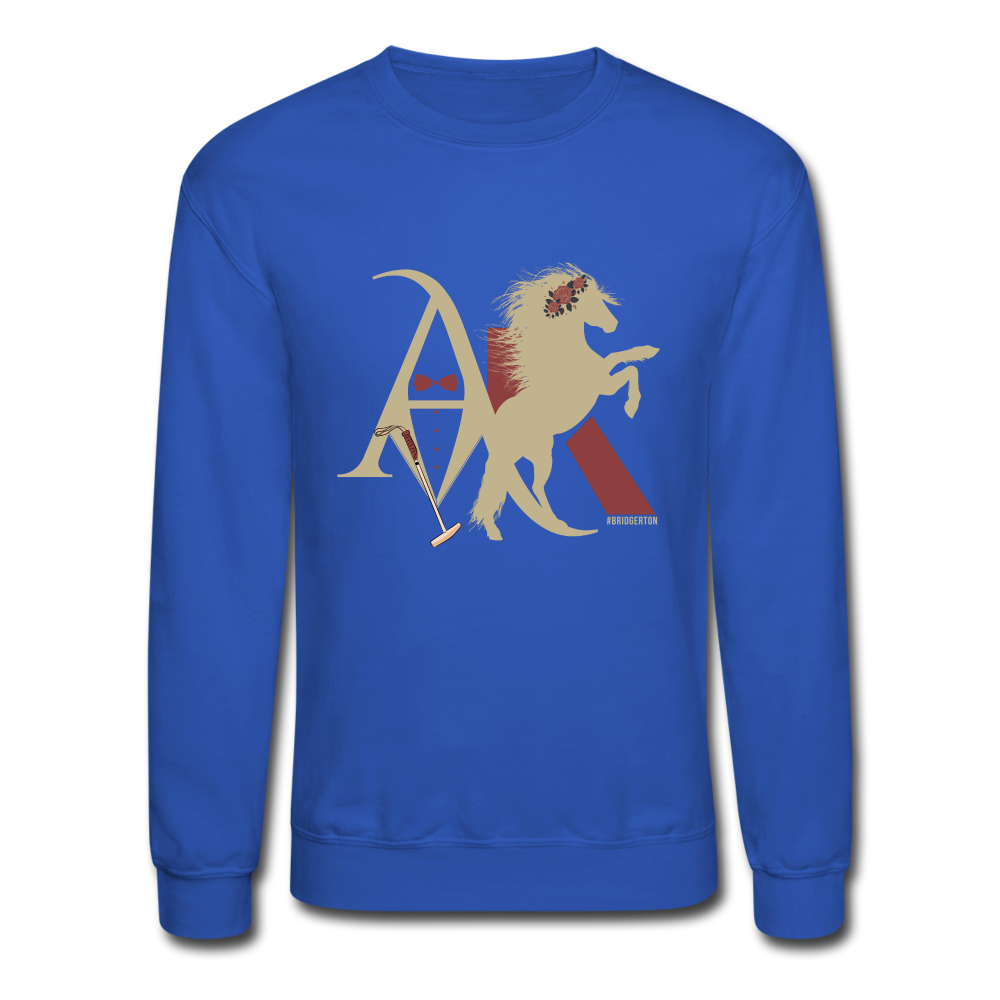 Anthony and Kate Crewneck Sweatshirt W - royal blue