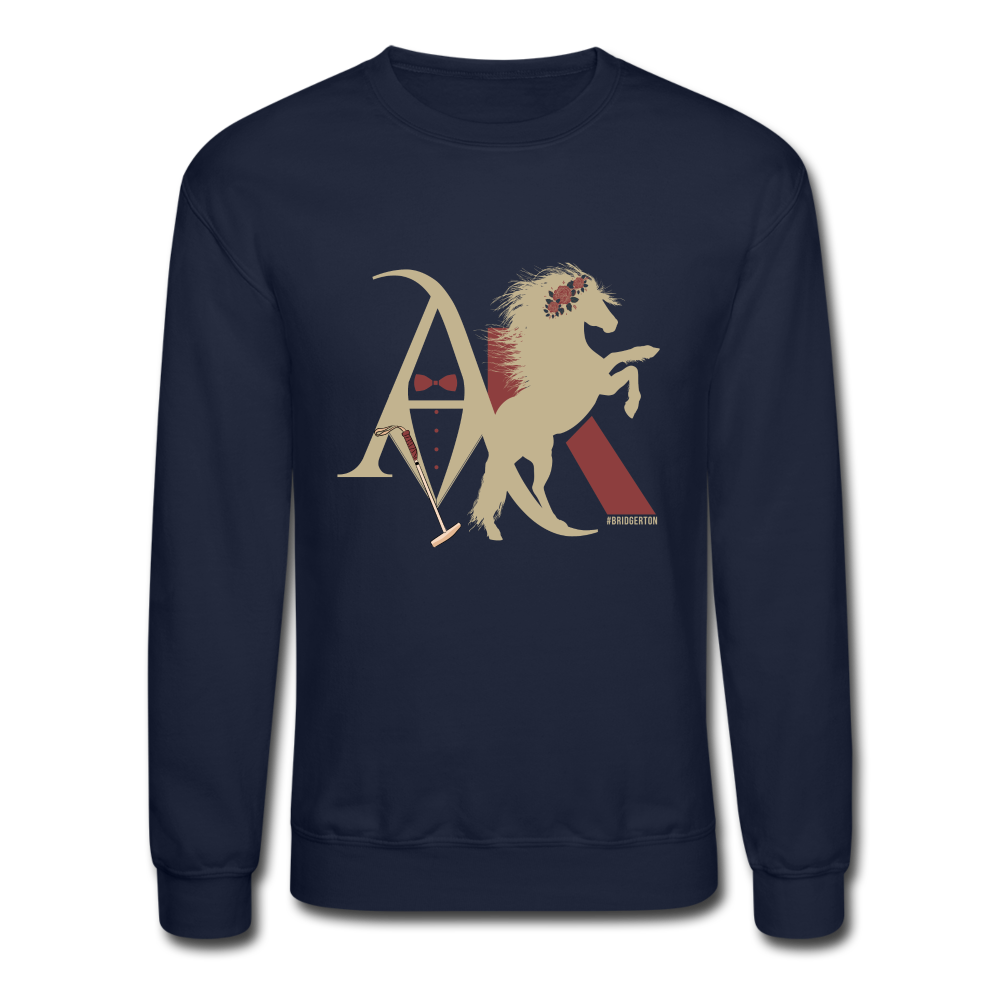 Anthony and Kate Crewneck Sweatshirt W - navy