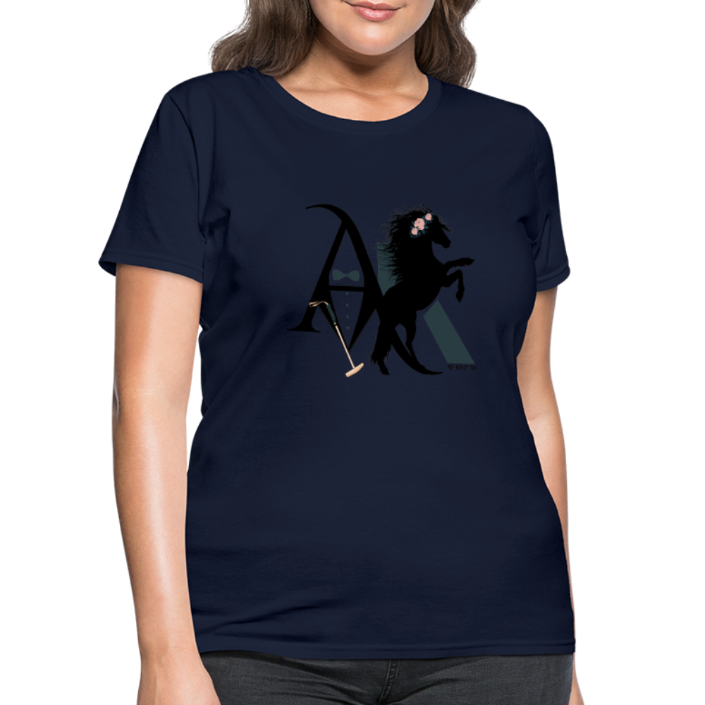 Anthony and Kate Women's T-Shirt B - navy