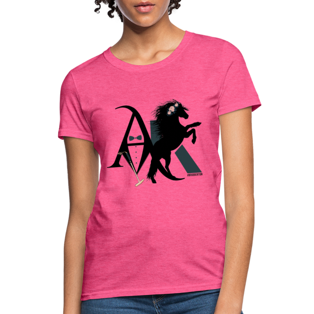 Anthony and Kate Women's T-Shirt B - heather pink