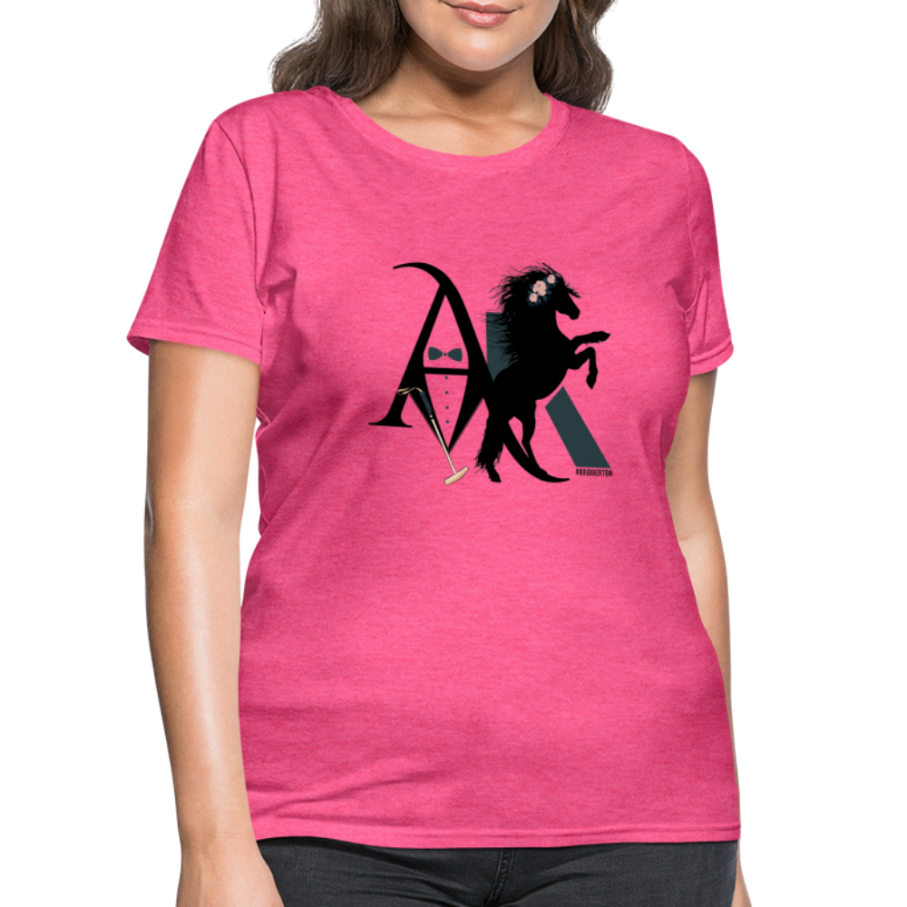 Anthony and Kate Women's T-Shirt B - heather pink