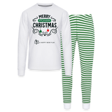 MCHNY B Unisex Pajama Set - white/green stripe