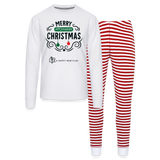 MCHNY B Unisex Pajama Set - white/red stripe